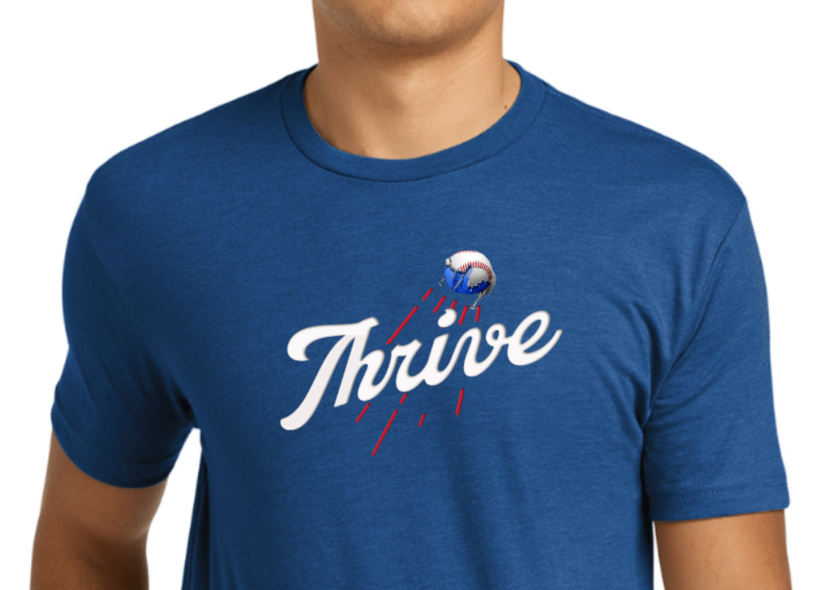Thrive Healthcare Tee Dodger themed