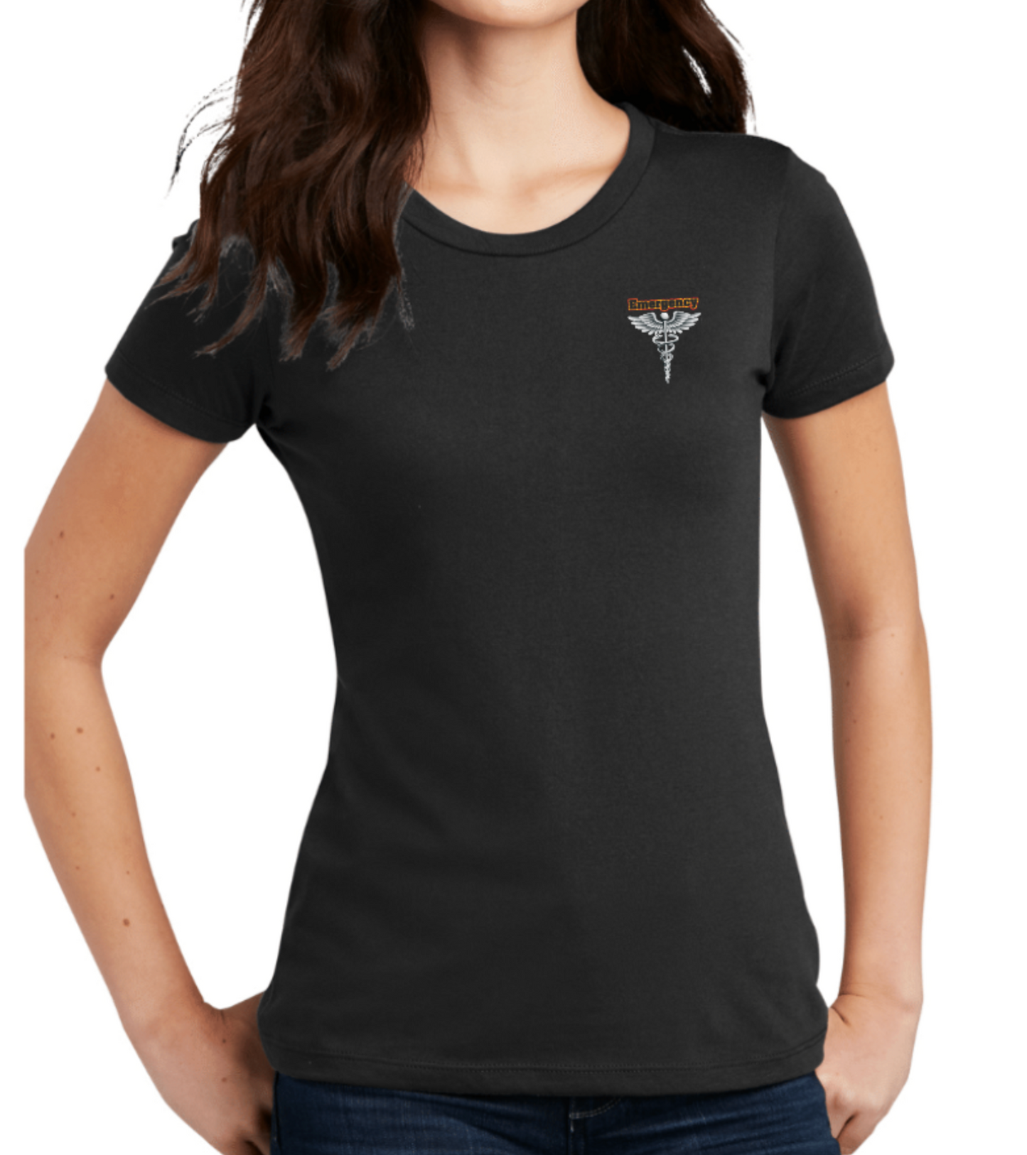 Women fitted Crew Neck Arcadia Emergency