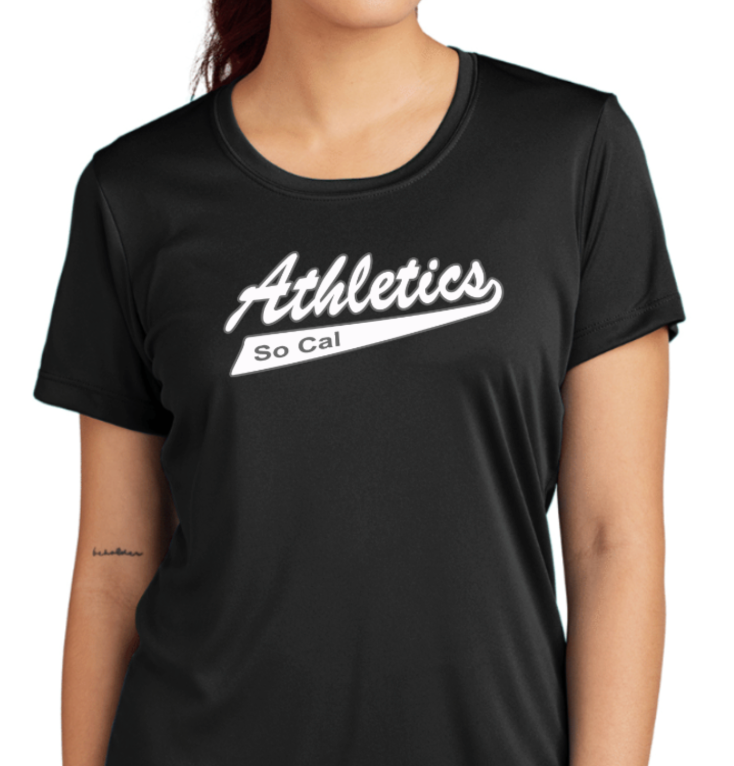Athletics So. Cal Black Practice Jersey with sleeve number