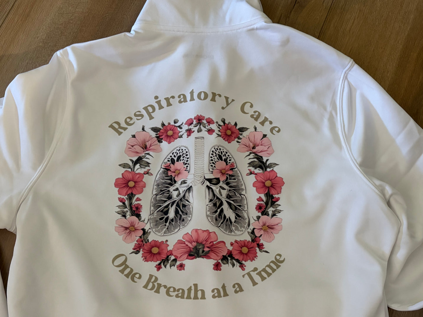Women’s White Respiratory Jacket
