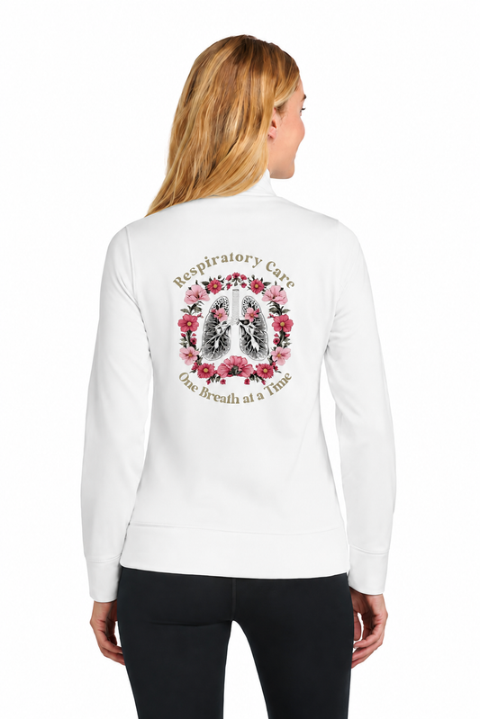 Women’s White Respiratory Jacket