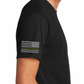 Short sleeve, Black crew neck ICU shirt