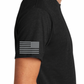 Black Short Sleeve Flag Respiratory Shirt