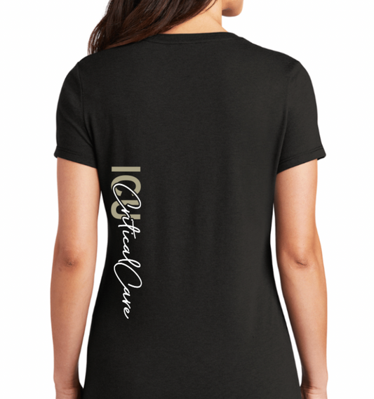 Women V-Neck ICU shirt