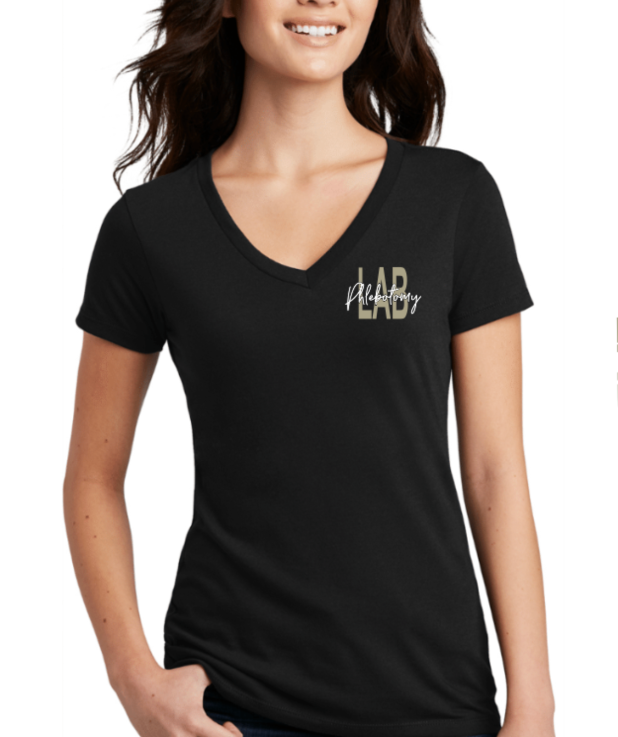 Women V neck Laboratory Shirts