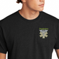 Black Short sleeve Respiratory Shirt Tan/Olive print