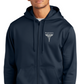 Navy Blue Mens Respiratory Sport tek Zip Hoodie