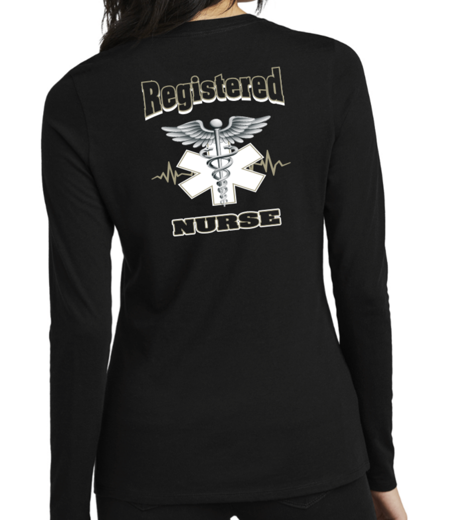 Womens RN long sleeve, Nurse, Registered Nurse