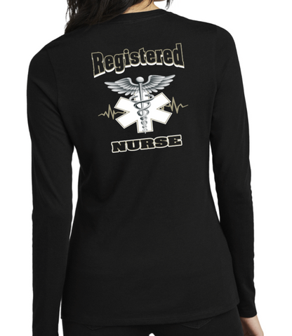 Womens RN long sleeve, Nurse, Registered Nurse