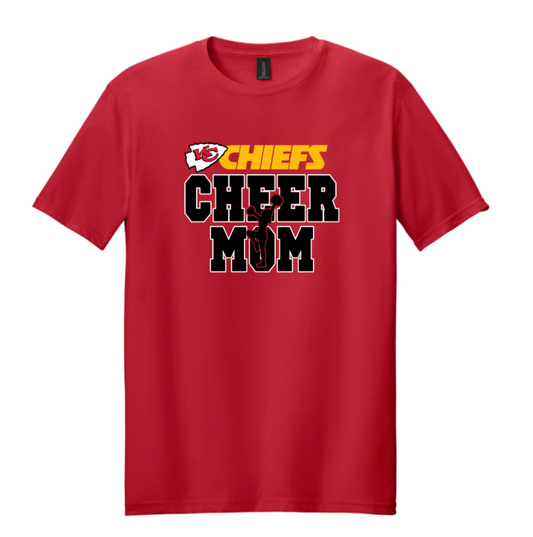 KC Chiefs Cheer Mom and Dad