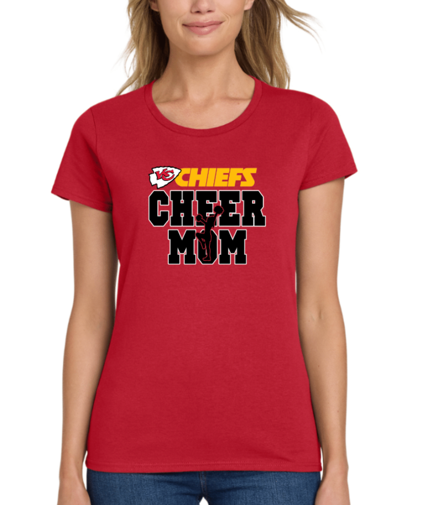 KC Chiefs Cheer Mom and Dad