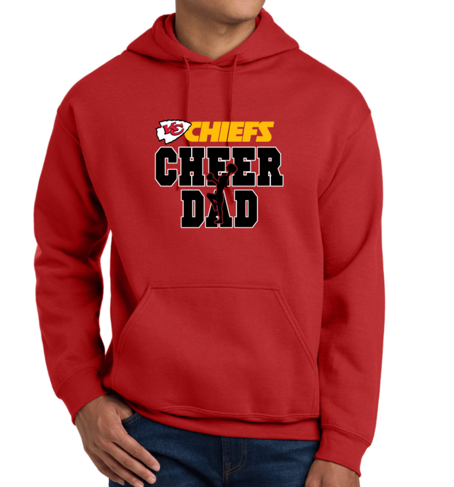 KC Chiefs Cheer Mom and Dad
