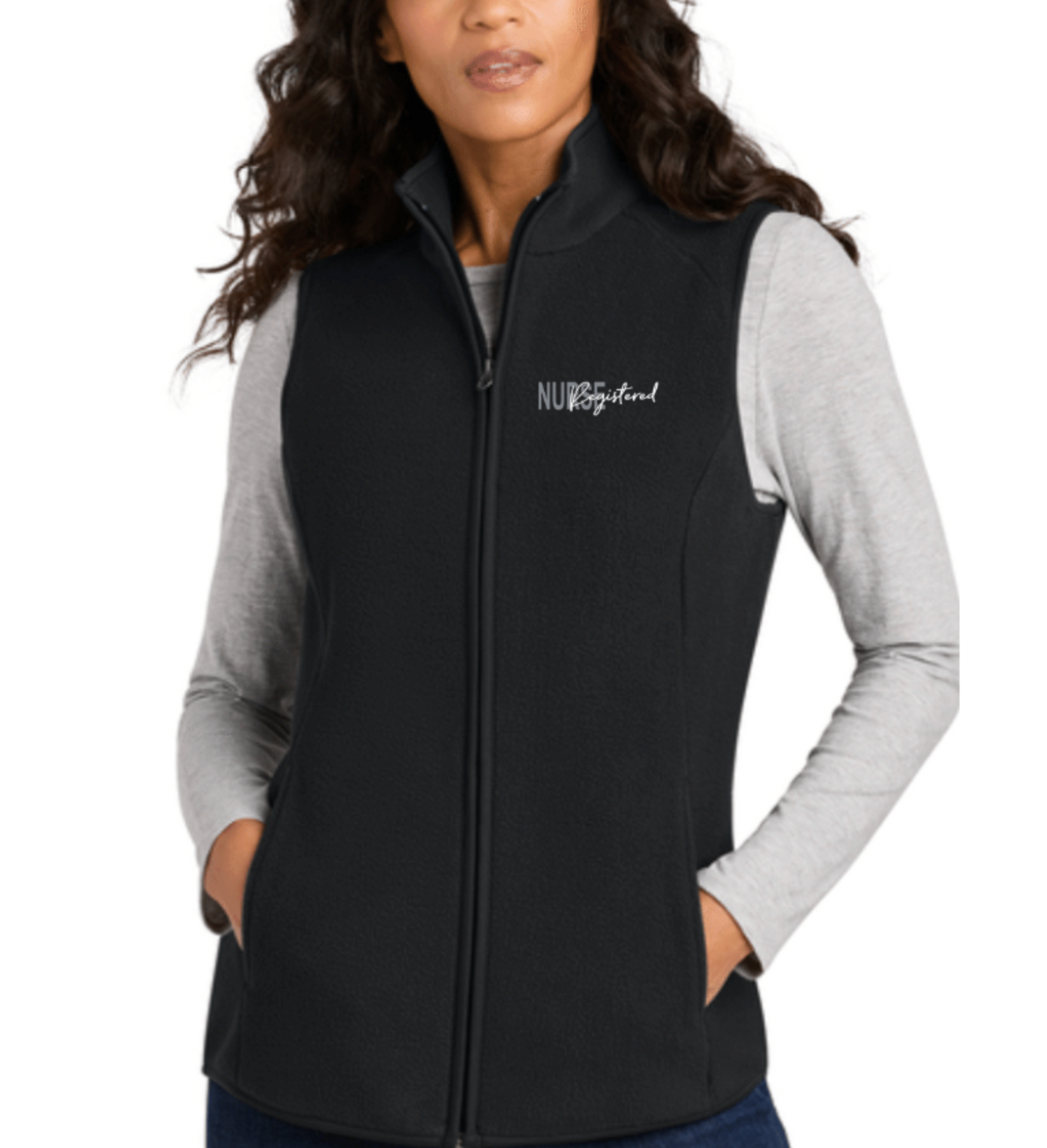 Womens Fleece Vest, Healthcare, Scrubs