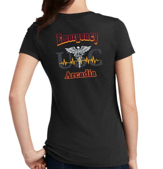 Women fitted Crew Neck Arcadia Emergency