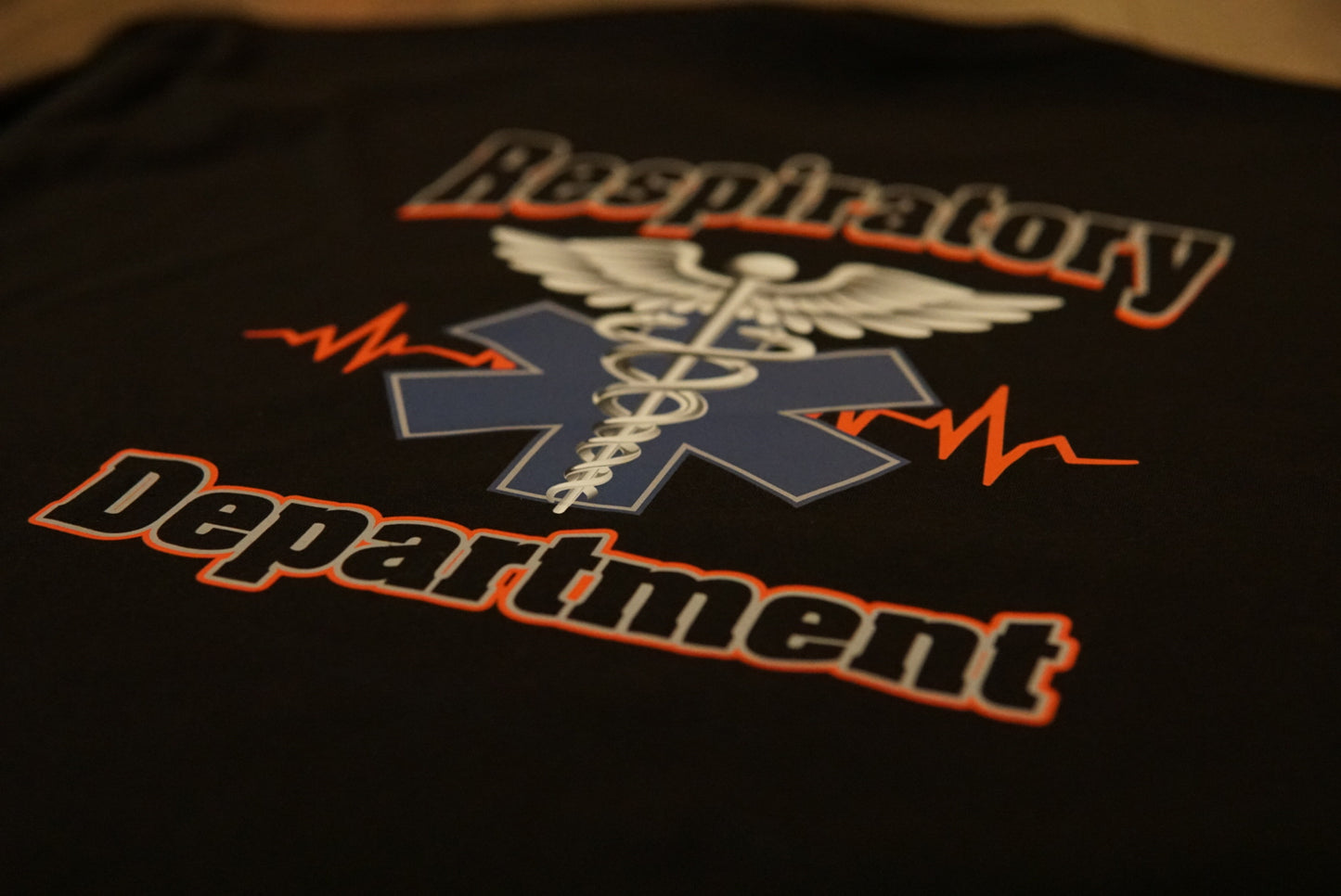 Black Short sleeve Respiratory Shirt