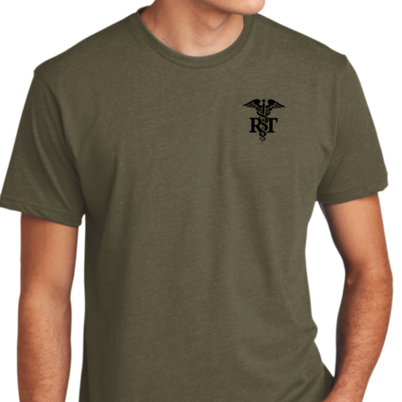 Olive Military Green Short sleeve Respiratory Shirt