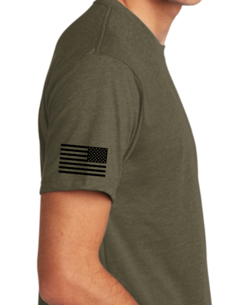 Olive Military Green Short sleeve Respiratory Shirt