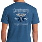 Heather Cool Blue Short sleeve Respiratory shirt