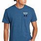 Heather Cool Blue Short sleeve Respiratory shirt