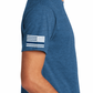 Heather Cool Blue Short sleeve Respiratory shirt