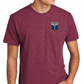 Heathered Maroon Short sleeve Respiratory shirt