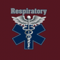 Heathered Maroon Short sleeve Respiratory shirt