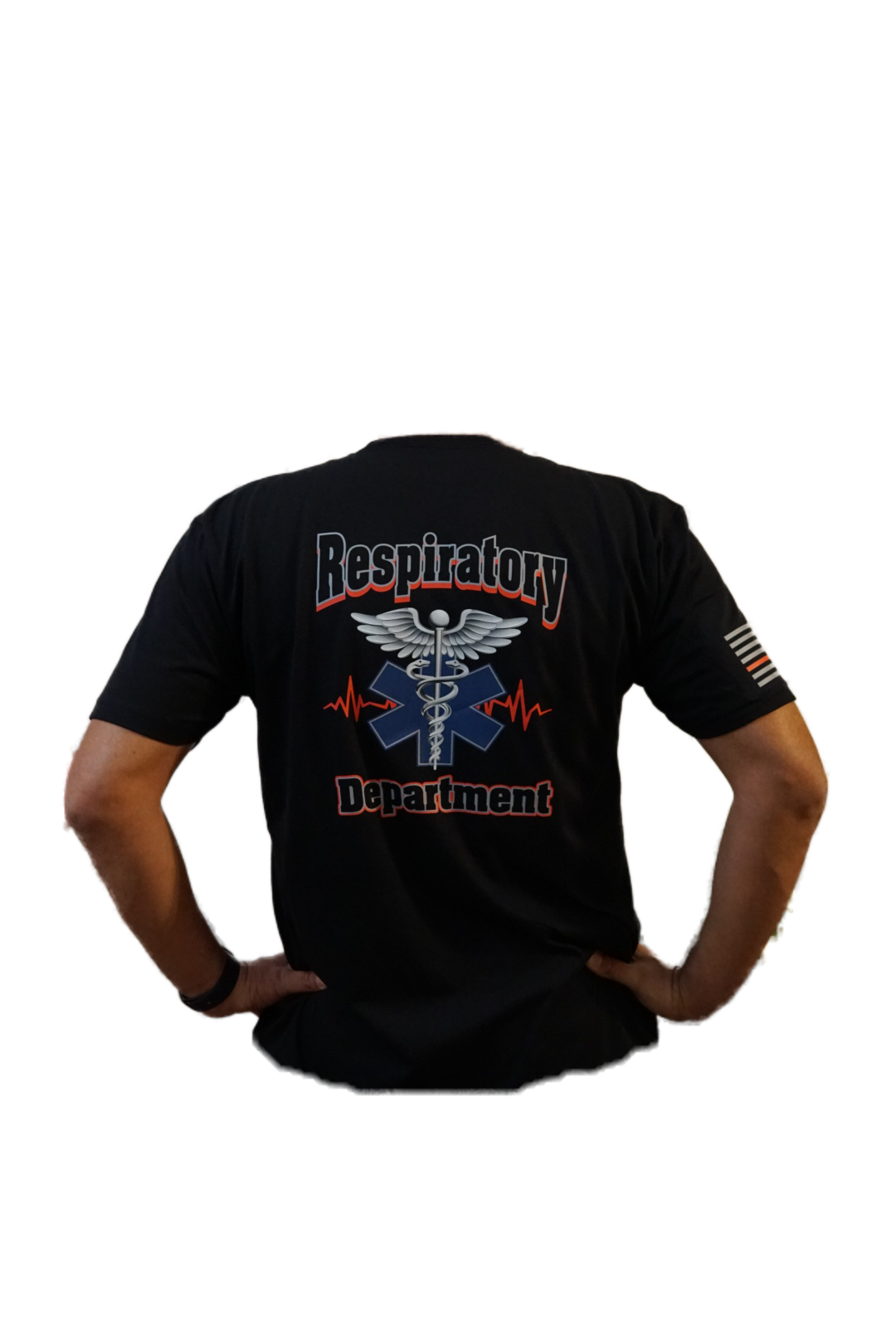 Black Short sleeve Respiratory Shirt