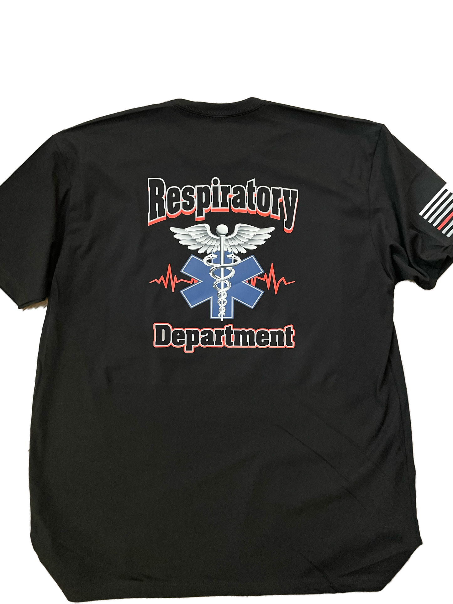 Black Short sleeve Respiratory Shirt